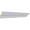 Ekena Millwork 2"H x 2"P x 2 3/4"F x 94 1/2"L Marseille Traditional Smooth Crown Moulding MLD02X02X02MA - alternate 2